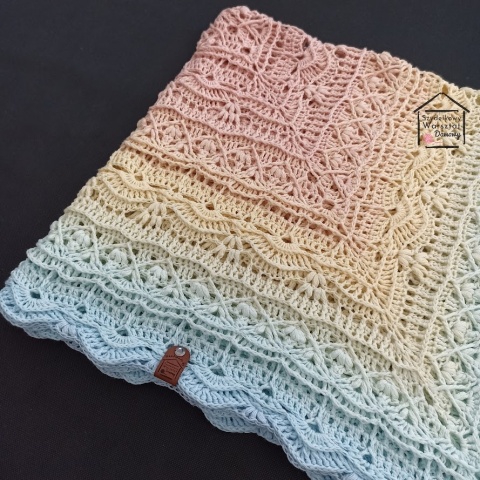 Kocyk dziecięcy bawełniany