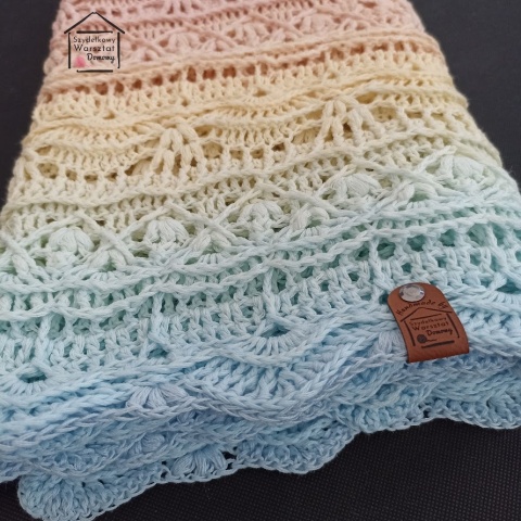 Kocyk dziecięcy bawełniany