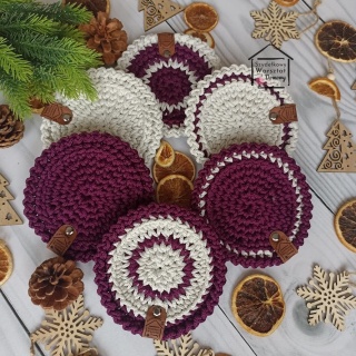 Podkładki dekoracyjne na stół, pod kubek, szklankę