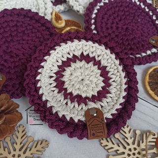 Podkładki dekoracyjne na stół, pod kubek, szklankę