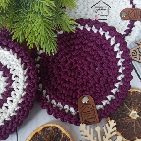 Podkładki dekoracyjne na stół, pod kubek, szklankę