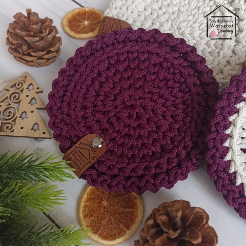 Podkładki dekoracyjne na stół, pod kubek, szklankę