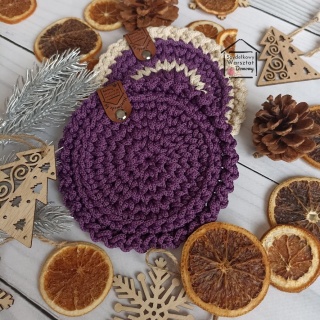 Podkładki dekoracyjne na stół, pod kubek, szklankę