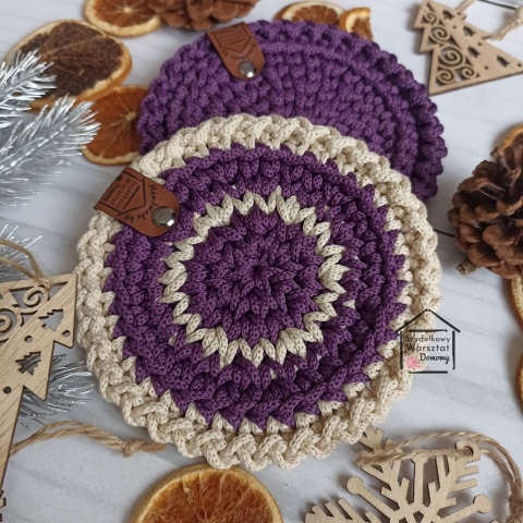 Podkładki dekoracyjne na stół, pod kubek, szklankę