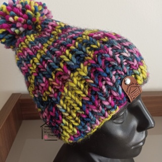 Zimowa czapka z pomponem