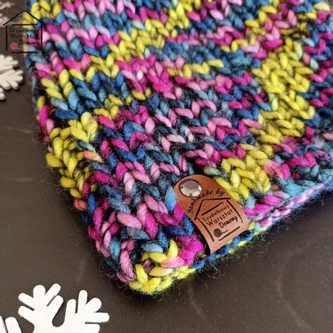 Zimowa czapka z pomponem